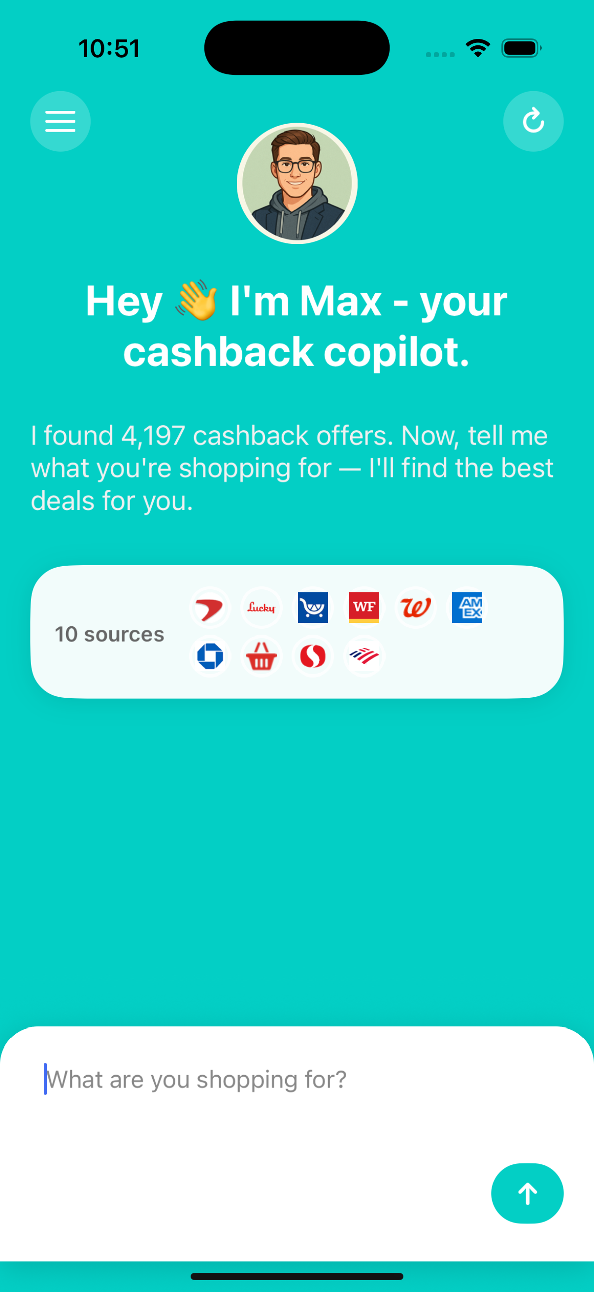 iOS App Home Screen